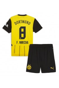 Fotbalové Dres Borussia Dortmund Felix Nmecha #8 Dětské Domácí Oblečení 2024-25 Krátký Rukáv (+ trenýrky)